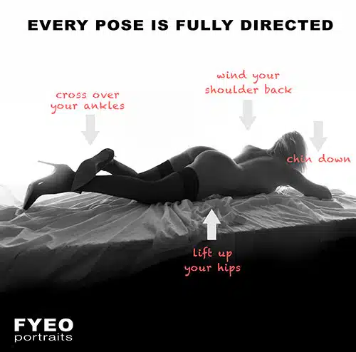 boudoir photoshoot poses guide