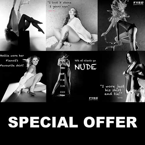 boudoir photoshoot special offer