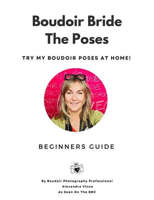 Boudoir bride poses