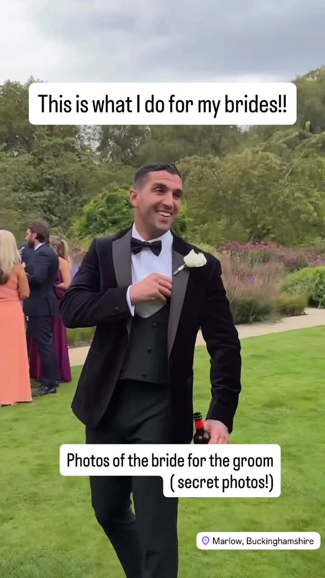 🥰 This is what I do for my brides… I help them create a secret collection of sassy portraits for the groom.