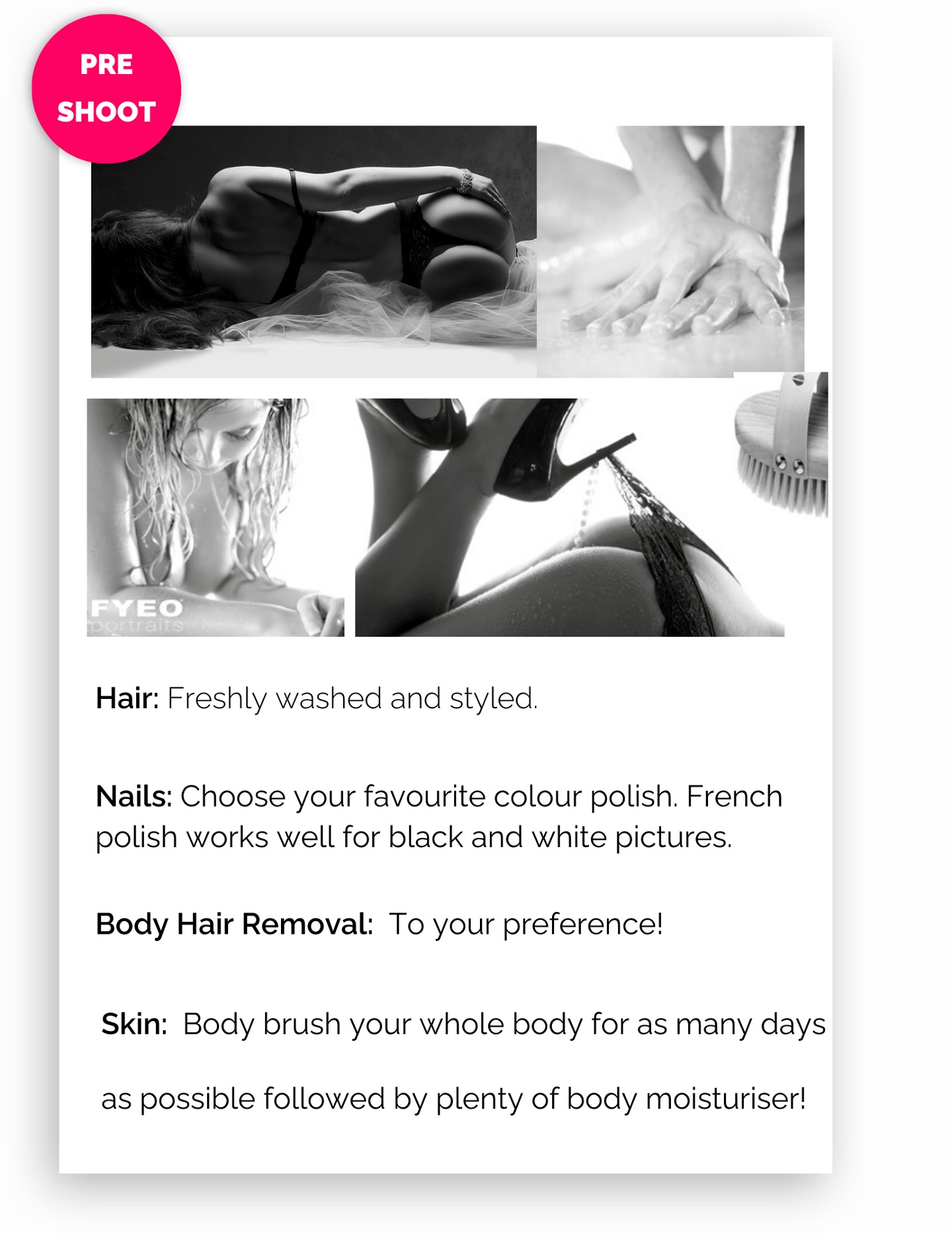 Little prep chat for anyone who likes to feel put together before photos (or just because).