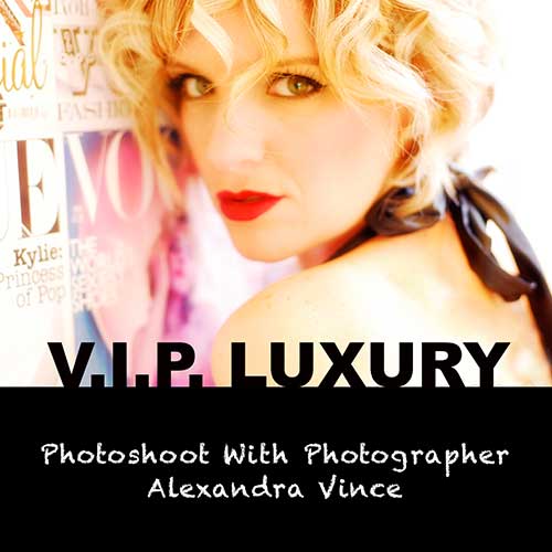 VIP boudoir shoot with Alexandra Vince