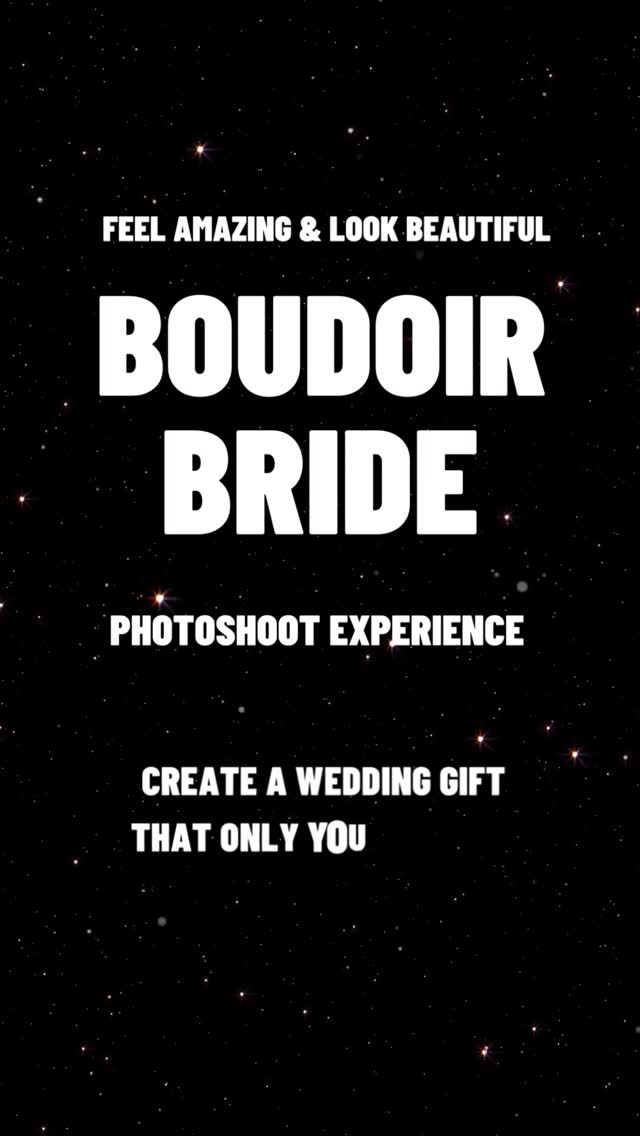 ⭐️ B R I D E S ⭐️
Give the one wedding gift only YOU can give!