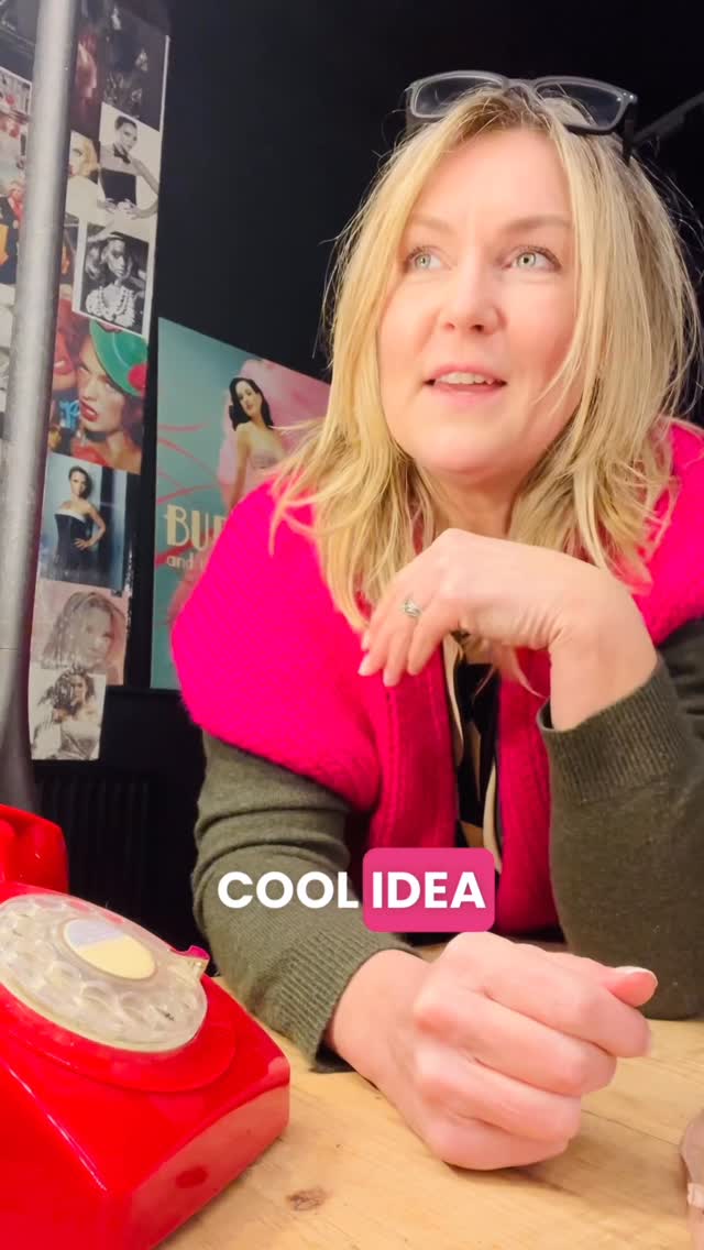 I’ve had a really cool idea.