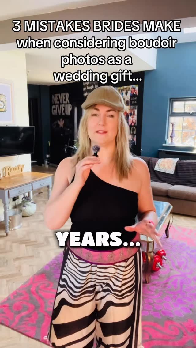 I’ve been a boudoir bridal photographer for 24 years and here are the 3 biggest mistakes brides make when planning boudoir photos as a wedding gift.