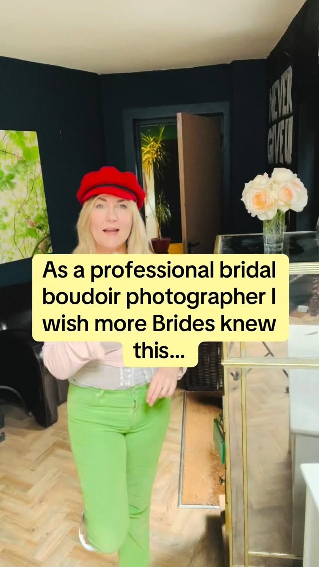 📸As a professional boudoir photographer, I wish more brides felt truly free in their bodies.