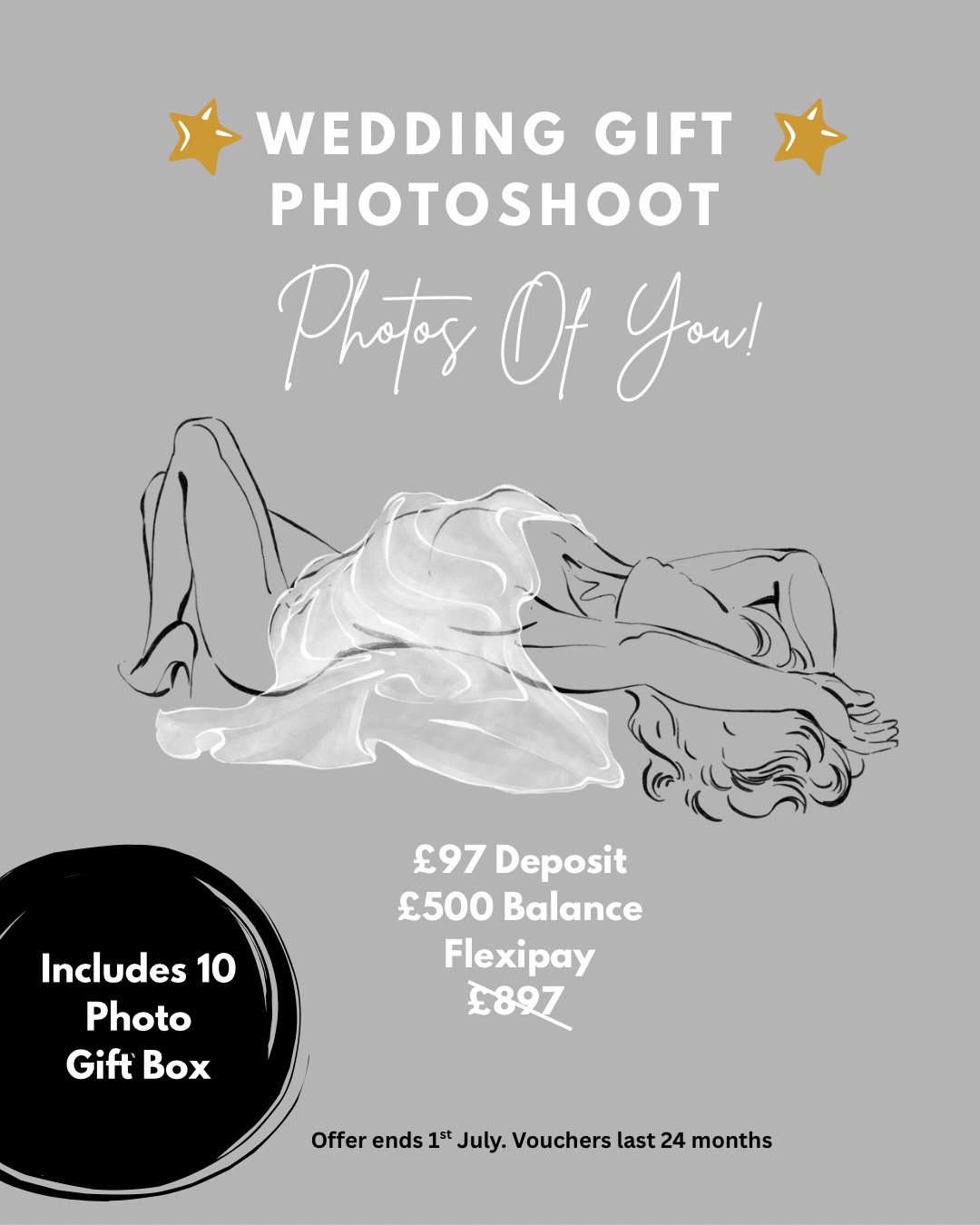 ✨ BRIDAL BOUDOIR PHOTOSHOOT LIMITED TIME OFFER SAVE £300!