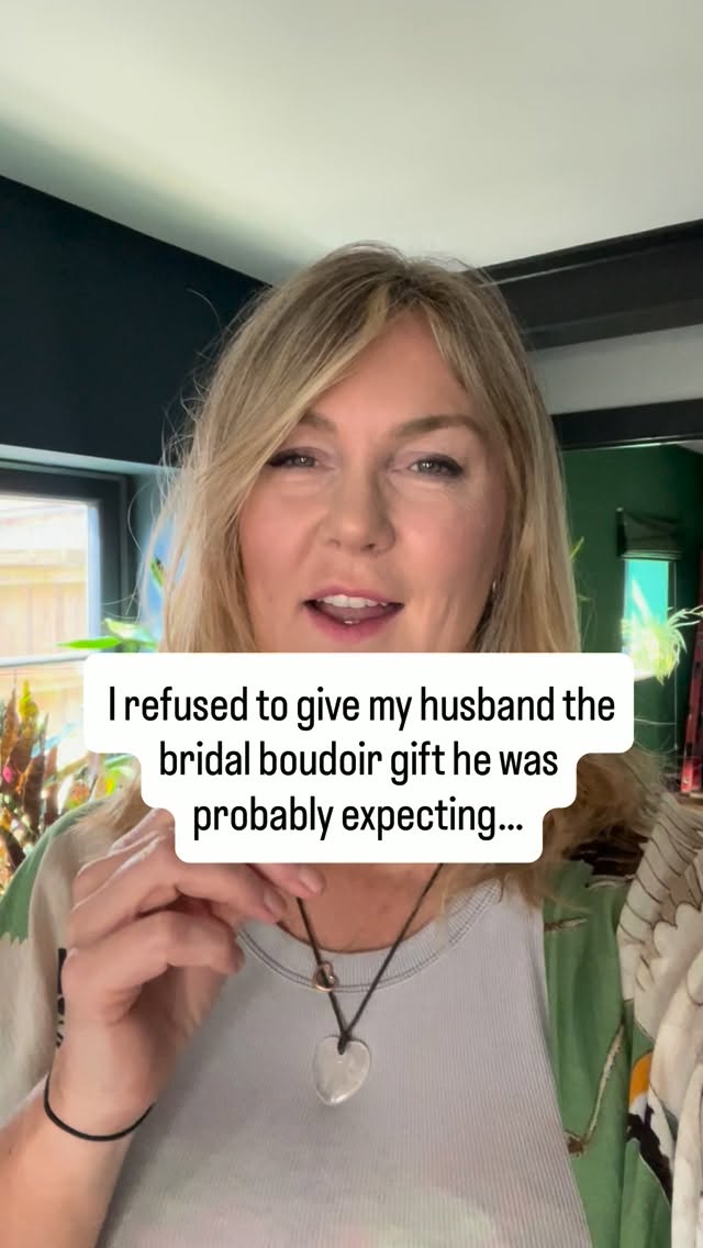 I refused to give my husband the bridal boudoir gift he was probably expecting…

When I got married for the second time at 49, I knew my husband-to-be would probably expect beautiful bridal boudoir portraits from me.